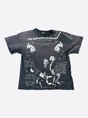 Enfants Riches Deprimes Faded Black & White Anti-Intellectual Graphic T-Shirt